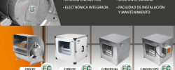 Soluciones eficientes de SODECA con motor EC Technology y electrónica integrada