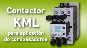 Nuevo contactor KML para aplicación de condensadores de LIFASA