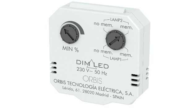 Nuevo regulador de luminosidad “DIM LED” de Orbis