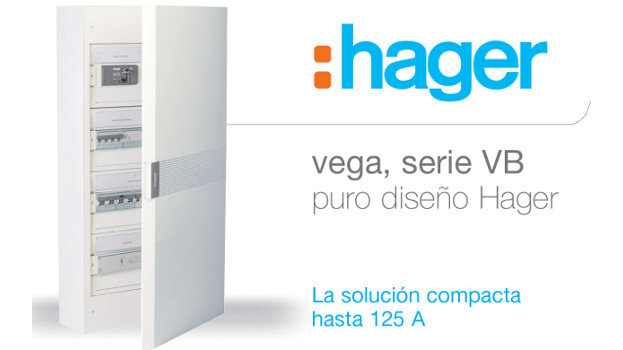 Cajas Vega serie VB, puro diseño Hager