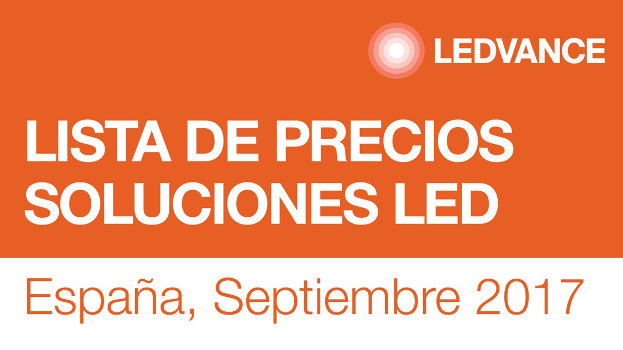 LEDVANCE presenta su nueva lista de precios de soluciones LED para el canal profesional