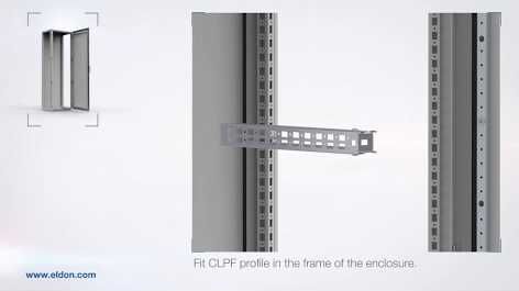 Montaje rápido con nuevos perfiles de montaje CLPF de Eldon
