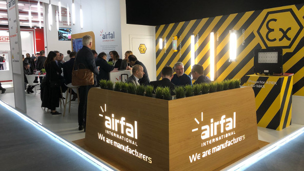 Airfal captan la atención en Light & Building con sus luminarias ATEX