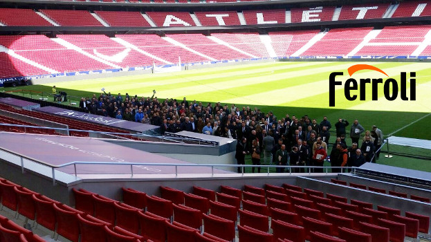 Ferroli elige el estadio Wanda Metropolitano para su presentación de novedades de producto 2018