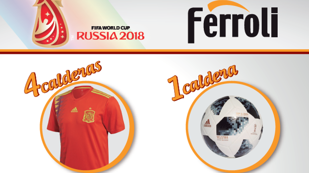 Ferroli lanza la promoción “Mundial de Rusia 2018” exclusiva para instaladores en su gama de calderas