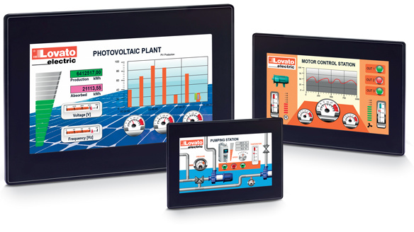 Las HMI de la serie LRH de Lovato Electric permiten una programación intuitiva y avanzada