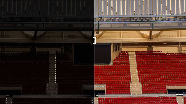 Seguridad en estadios con Daisalux. Iluminación de balizamiento