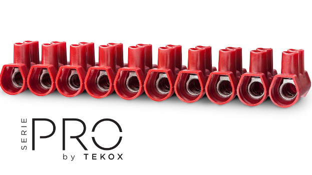 Serie Pro de Tekox, regletas eléctricas para instaladores electricistas