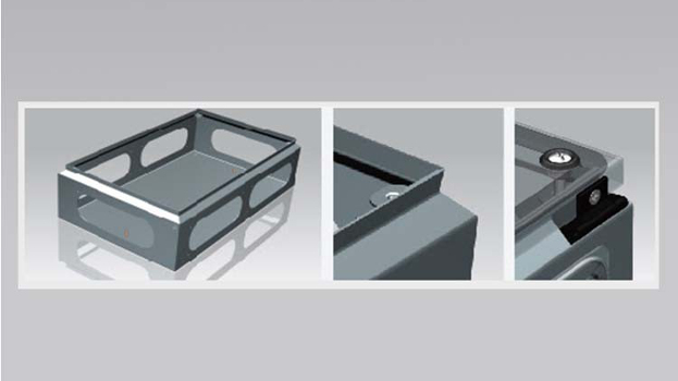 Nuevo diseño: Cajas TECNO en Acero laminado de IDE