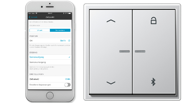 Jung potencia su sistema de control LB Management con una nueva app para smartphones vía Bluetooth