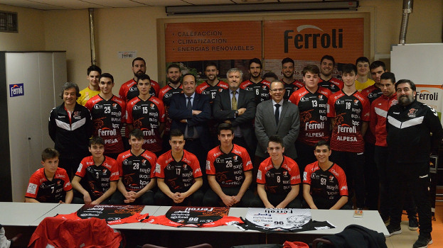 Ferroli apuesta por el deporte y se convierte en el patrocinador oficial del Club balonmano Burgos