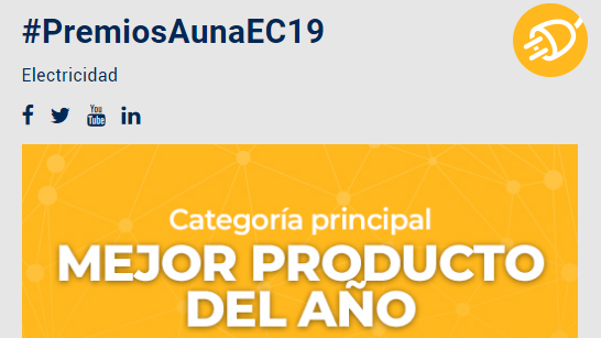 Premios AUNA 2019: Premios a los mejores productos del año de electricidad, fontanería, climatización y calefacción