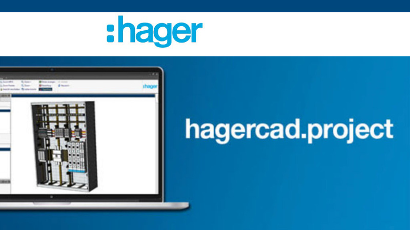 Hagercad.project es el software de configuración de cuadros eléctricos y gestión de proyectos de Hager