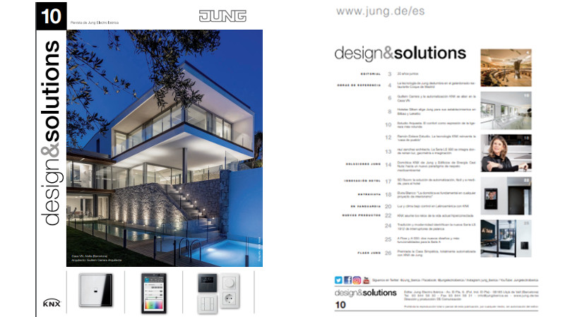 La última edición de la revista design&solutions celebra los 20 años de Jung Ibérica