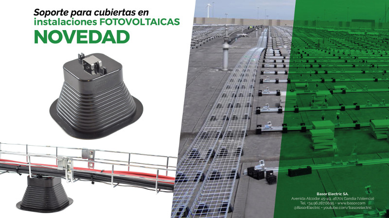 Basor presenta su nuevo soporte para cubiertas en instalaciones fotovoltaicas