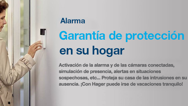 La nueva alarma de Hager para el controlador coviva aporta mayor seguridad