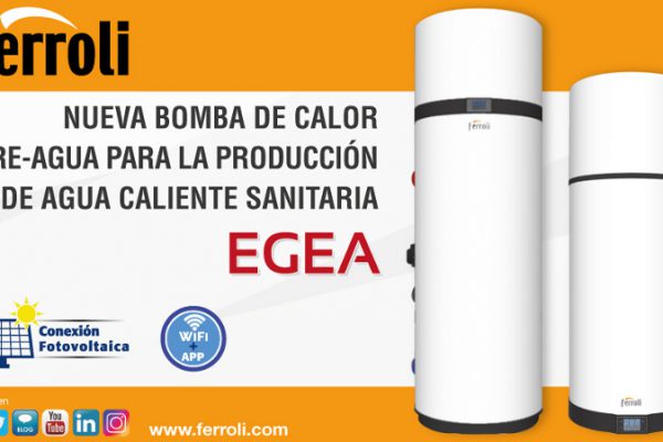 La nueva bomba de calor aire-agua EGEA de Ferroli