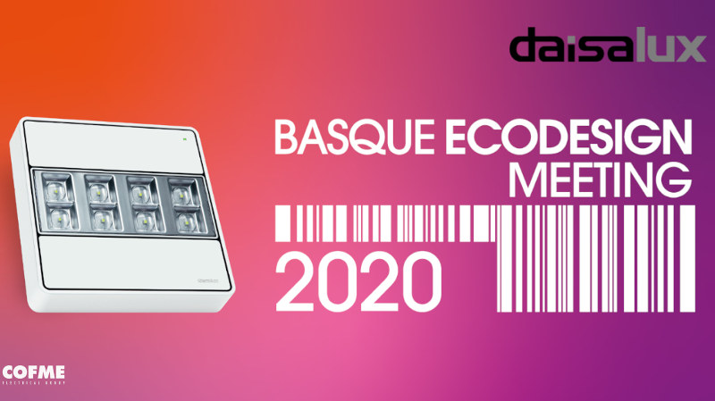 Daisalux presentó su luminaria de emergencia Atria en el Basque Ecodesign Meeting 2020