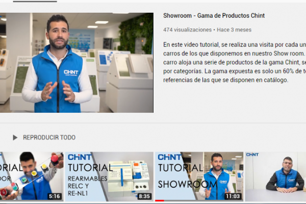 Chint Electrics crea un canal de vídeo tutoriales para apoyar al instalador