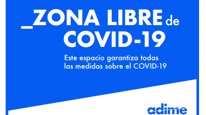 ADIME lanza una campaña para respetar el espacio contra el COVID-19