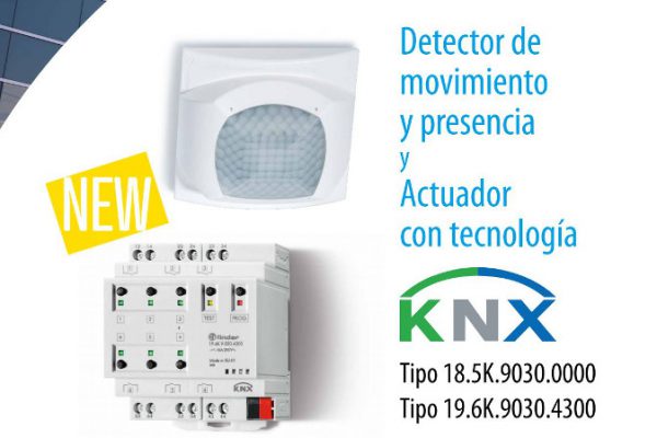 Nuevo detector de presencia y movimiento KNX de Finder de la Serie 18