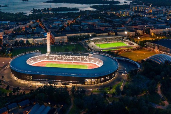 SITECO ilumina el mítico Estadio Olímpico de Helsinki