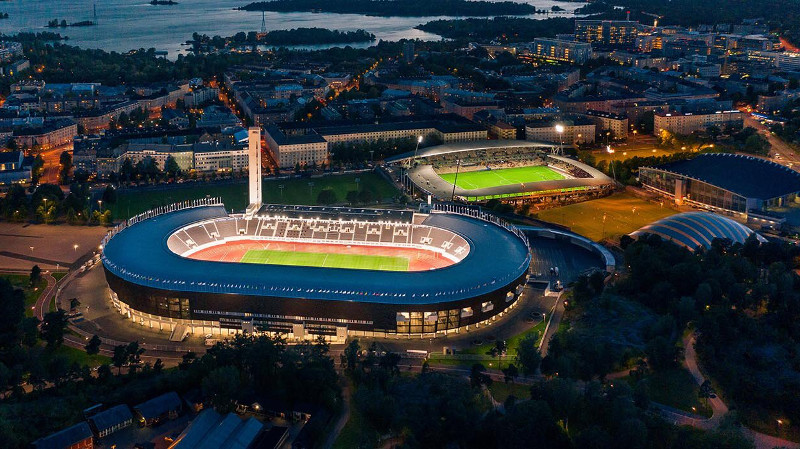 SITECO ilumina el mítico Estadio Olímpico de Helsinki