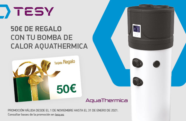 TESY lanza una promoción a cliente final por la compra de AquaThermica