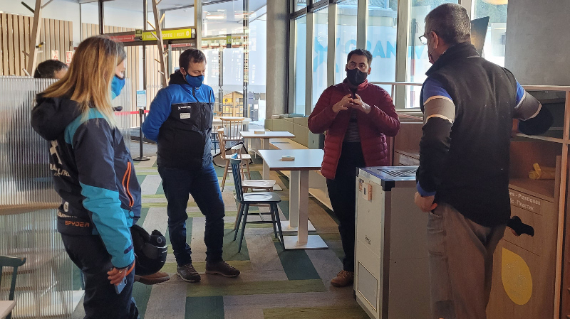 Grandvalira pone en marcha cuarenta purificadores de aire de Sodeca