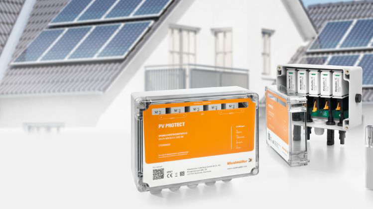 PV Protect de Weidmüller protege los sistemas fotovoltaicos óptimamente