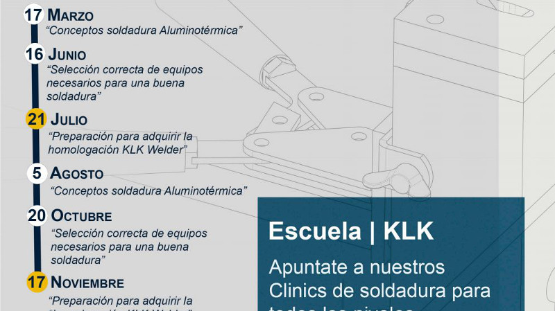 KLK lanza un programa de webinars para homologarse como soldador KLK WELD Expert