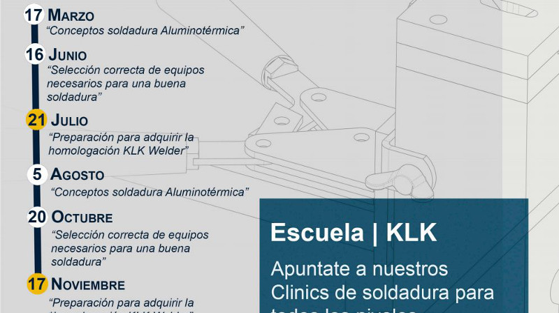 KLK lanza un programa de webinars para homologarse como soldador KLK WELD Expert