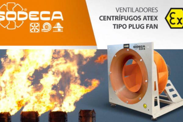 Sodeca presenta PF y PF ATEX ventiladores centrifugos de alta eficiencia