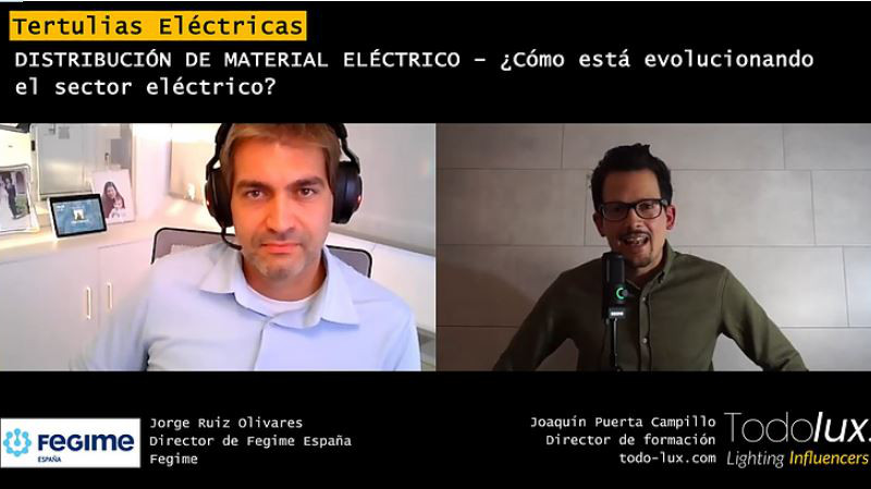 Jorge Ruiz, Director de Fegime, explica la evolución de la distribución de material eléctrico