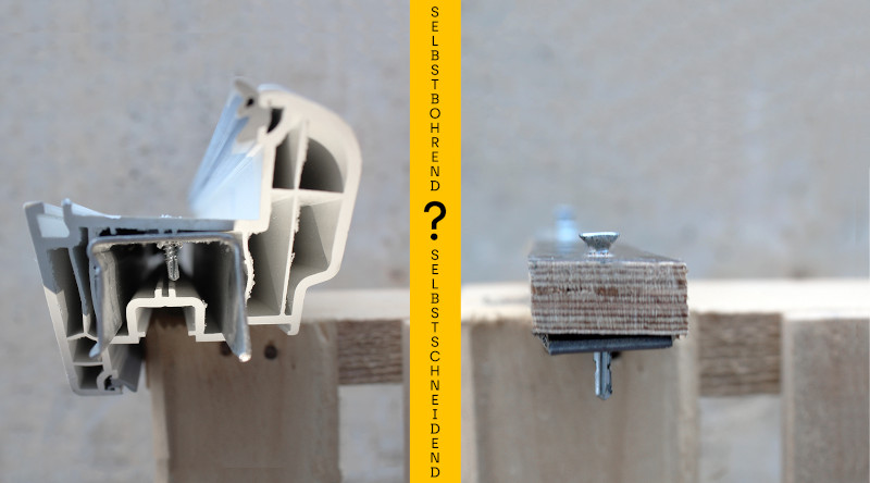 ¿Cuál es la diferencia entre tornillos autorroscantes y autoperforantes?