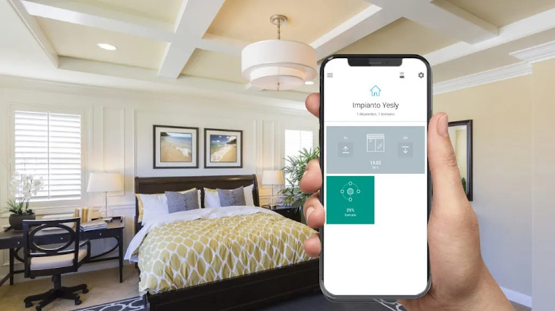 Gestión de persianas y cortinas eléctricas con la App YESLY de Finder