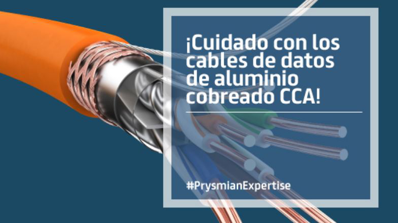 Prysmian: ¿Por qué es ilegal usar cables de datos de aluminio cobreado en infraestructuras de telecomunicaciones?