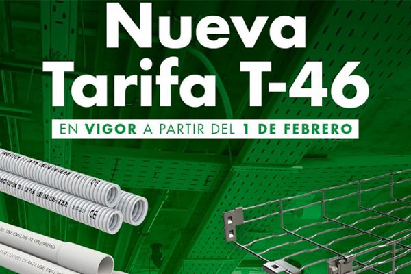 Basor Electric presenta su nueva tarifa T-46 con más de 3.000 referencias