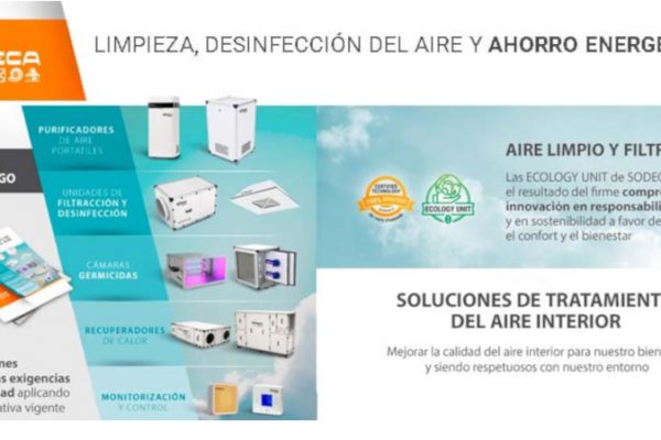 SODECA ofrece eficiencia en ventilación y calidad del aire interior