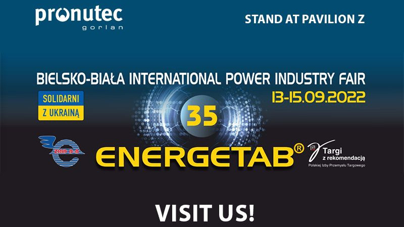 Pronutec estará en Energetab 2022, la feria internacional de la industria energética en Polonia