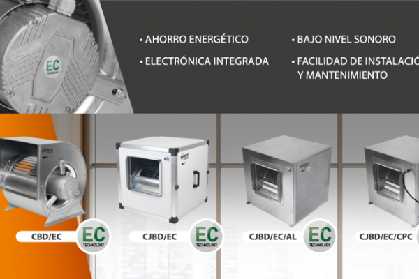 Soluciones eficientes de SODECA con motor EC Technology