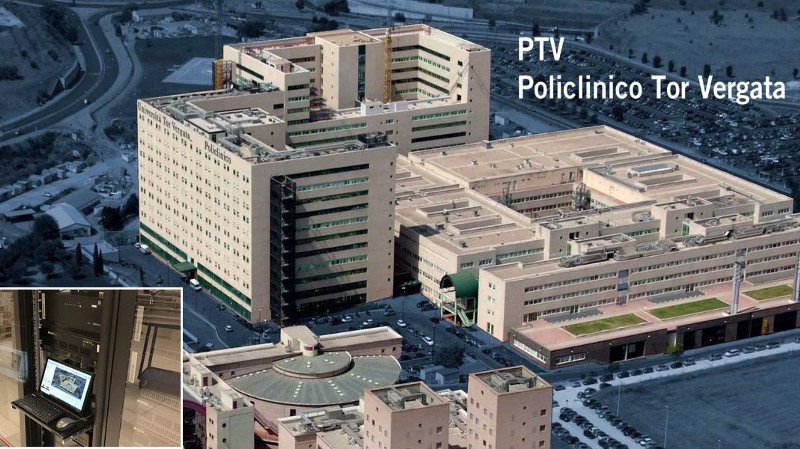 Optimus instala su sistema de megafonía y alarma en el hospital Policlinico Tor Vergata