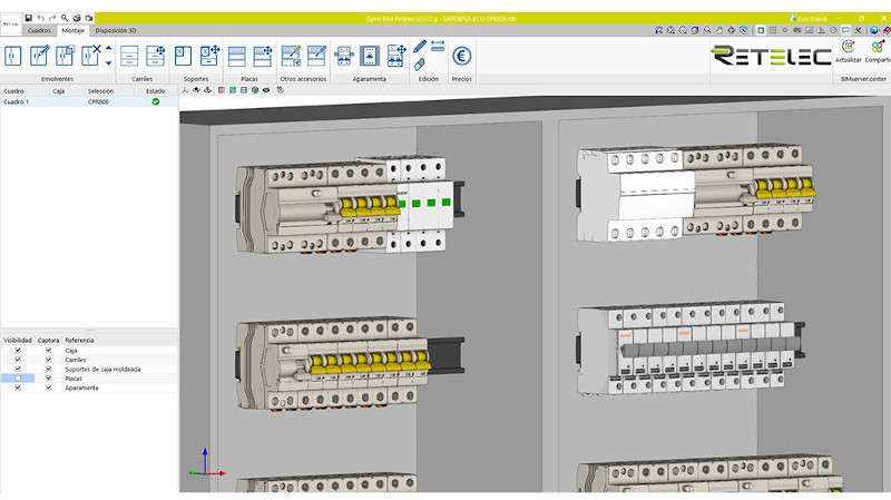 RETELEC presenta su nueva aplicación OPENBIM para el diseño y modelado de cuadros eléctricos