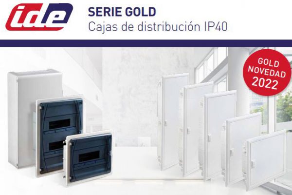 Nuevas cajas de distribución IP40: Serie Gold de IDE Electric