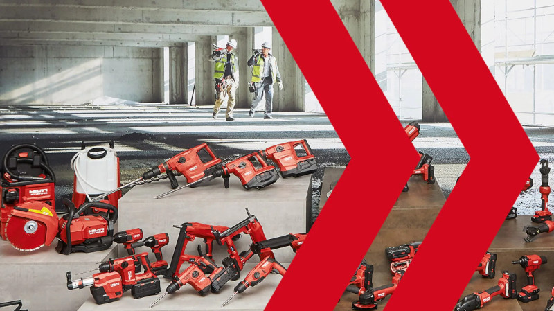 Hilti lanza Nuron, la nueva plataforma de baterías para los profesionales