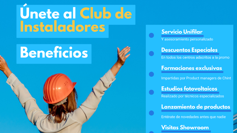 Chint Electrics presenta su club de instaladores con grandes beneficios