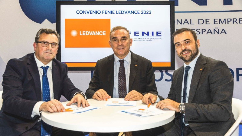 LEDVANCE y FENIE renuevan su acuerdo de colaboración para seguir apoyando a los instaladores