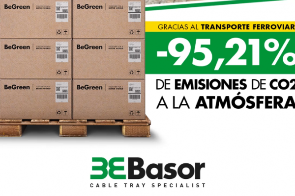 Basor Electric reduce un 95% las emisiones CO2 gracias al ferrocarril