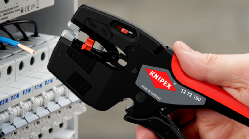 Knipex NexStrip, la herramienta multifunción para electricistas que permite cortar, pelar y crimpar