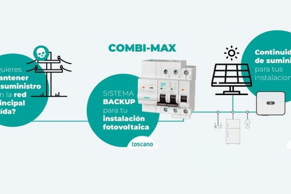 Nuevo COMBI-MAX de Toscano para una mejor protección fotovoltaica de autoconsumo